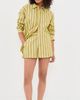 La Ligne La Ligne Oversized Button Down Shirt Pistachio Multi - 5