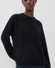 La Ligne La Ligne Oversized Crew Neck Sweater Black - 2