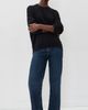 La Ligne La Ligne Oversized Crew Neck Sweater Black - 5