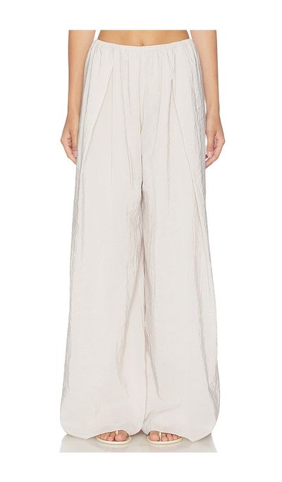 La Ligne La Ligne Pleated Wide Leg Pant
