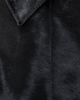 La Ligne La Ligne Pony Hair Caro Coat Black - 6