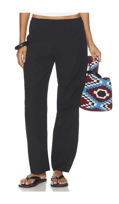 La Ligne La Ligne Poplin Barrel Leg Pant