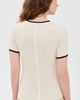 La Ligne La Ligne Ringer Le'Rib Tee Cream/Black - 3