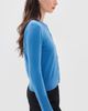 La Ligne La Ligne Solid Lean Lines Cashmere Cardigan Cerulean - 4