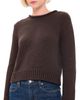 La Ligne La Ligne Solid Mini Marina Sweater Chocolate - 1
