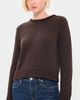 La Ligne La Ligne Solid Mini Marina Sweater Chocolate - 2