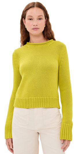 La Ligne La Ligne Solid Mini Marina Sweater Key Lime