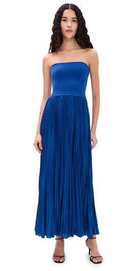 La Ligne La Ligne Strapless Dress Cobalt