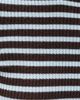 La Ligne La Ligne Striped Fitted Sweater Chocolate/Sky - 6