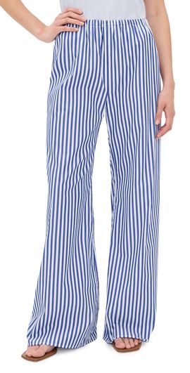 La Ligne La Ligne Striped Pants Cobalt/White