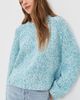 La Ligne La Ligne Textured Marled Sweater Marled Sky - 2