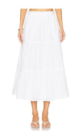La Ligne La Ligne Tiered Skirt