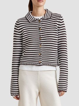 La Ligne Women's Stripe Cardigan