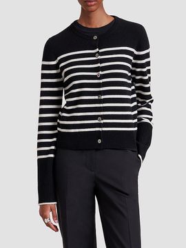 La Ligne Women's Striped Cardigan