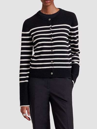 La Ligne Women's Striped Cardigan