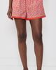 La Maregold La Maregold Charlie Shorts Red Linen Bloom - 2