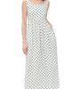 La Maregold La Maregold Emiliana Dress Ivory Green Polka Dot - 1