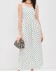 La Maregold La Maregold Emiliana Dress Ivory Green Polka Dot - 2