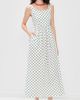 La Maregold La Maregold Emiliana Dress Ivory Green Polka Dot - 5