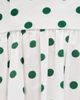La Maregold La Maregold Emiliana Dress Ivory Green Polka Dot - 6