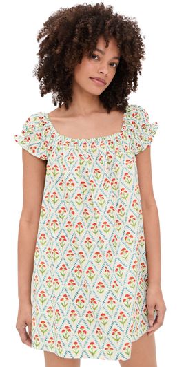 La Maregold La Maregold Ophelia Dress Lattice Floral White