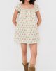 La Maregold La Maregold Ophelia Dress Lattice Floral White - 5