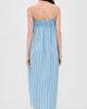 La Maregold La Maregold Sammy Dress Blue Floral Stripe - 3