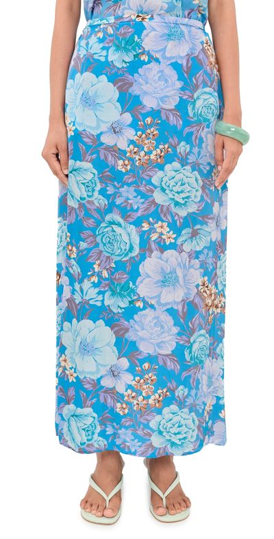 La Maregold La Maregold Simone Skirt Turquoise Garden Symphony