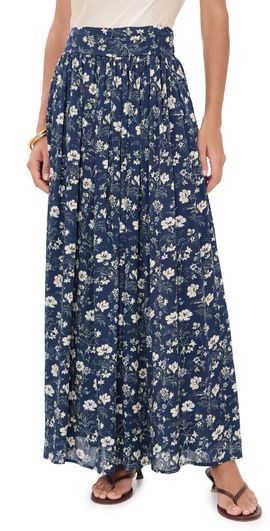 La Maregold La Maregold The Amelia Skirt Indigo Chintz Floral