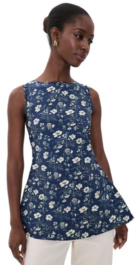 La Maregold La Maregold The Celine Top Indigo Chintz Floral