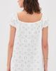 La Maregold La Maregold The Ophelia Dress White Diamond Eyelet - 3