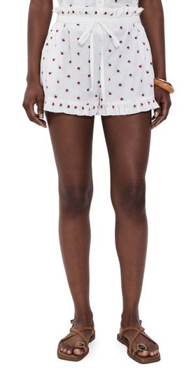 La Maregold La Maregold The Theo Shorts White Petite Flower