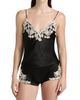 La Perla Women's Lace-Trim Silk Pajamas - 3