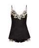 La Perla Women's Lace-Trim Silk Pajamas - 8