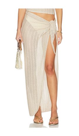 La Porte La Porte Delphine Metallic Sarong