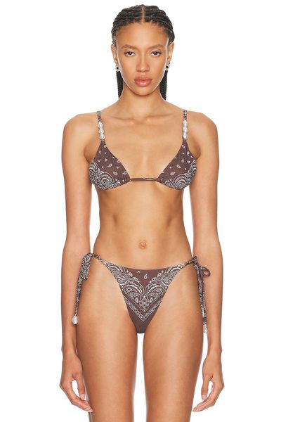 La Porte Midnight Rodeo Kendall Bikini Top