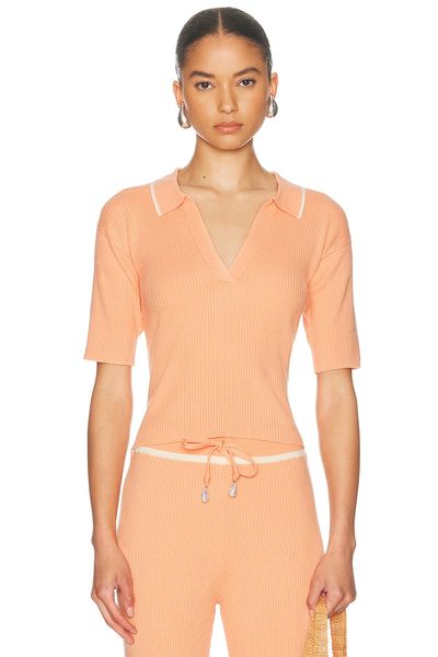 La Porte La Porte Odette Knit Polo Top