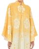 La Vie Style House La Vie Style House Sequin Hawaiian Flower Mini Caftan Yellow & White One - 1
