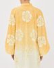 La Vie Style House La Vie Style House Sequin Hawaiian Flower Mini Caftan Yellow & White One - 3