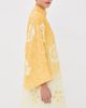La Vie Style House La Vie Style House Sequin Hawaiian Flower Mini Caftan Yellow & White One - 4