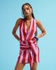 Laagam LAAGAM amazona uma striped mini dress in pink - 2