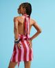 Laagam LAAGAM amazona uma striped mini dress in pink - 4
