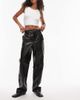 Laagam LAAGAM blondie high rise pants in black - 1