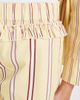 Laagam Laagam Caos poplin boxer shorts in buttermilk stripes - part of a set-Yellow - 4
