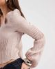 Laagam Laagam dalia puff sleeve long sleeve blouse in light pink - 3