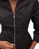 Laagam LAAGAM Harlem zippered shirt in black - 3