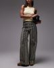 Laagam LAAGAM holly corduroy pants in gray stripe-Multi - 1