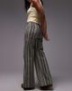 Laagam LAAGAM holly corduroy pants in gray stripe-Multi - 3