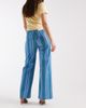 Laagam Laagam leroy low rise pants in blue striped twill - 3