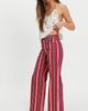 Laagam Laagam Leroy Red Striped Twill Pants - 4